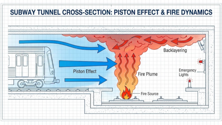 CFD Fire Simulation 🚇 Subway Safety Analysis [Case Study]