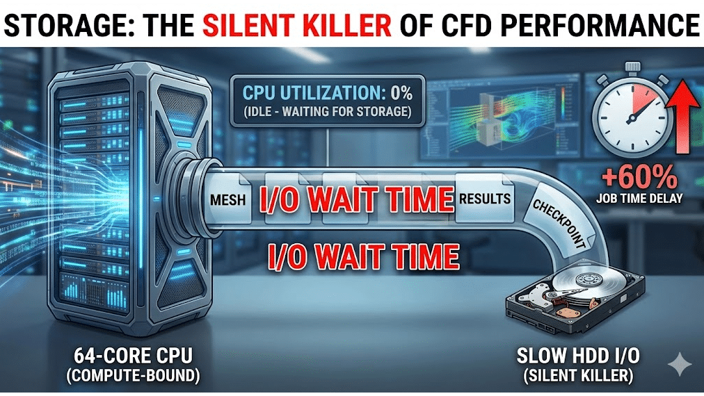 Hpc Storage Matters: How Nvme Unlocks True Cfd Performance 1 Why Is Storage Often The Silent Killer Of Cfd Performance