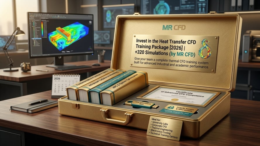 Heat Transfer Golden Training Course: +320 Simulations 9 Master Cht, Electronics Cooling, Hvac, Pcm, Heat Exchangers, Solar Systems, Batteries, Radiation, And Thermal Management In One Premium Cfd Bundle.