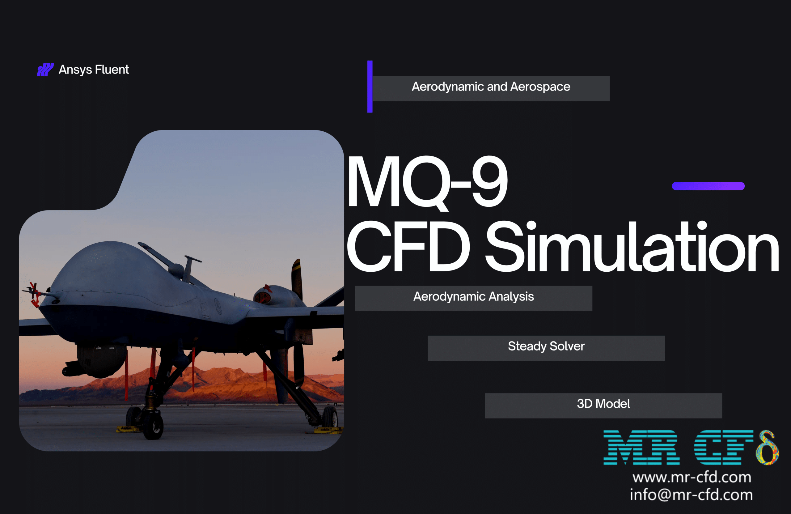 Home 6 Mq-9 Uav Simple Aerodynamic Analysis: Cfd Simulation By Ansys Fluent