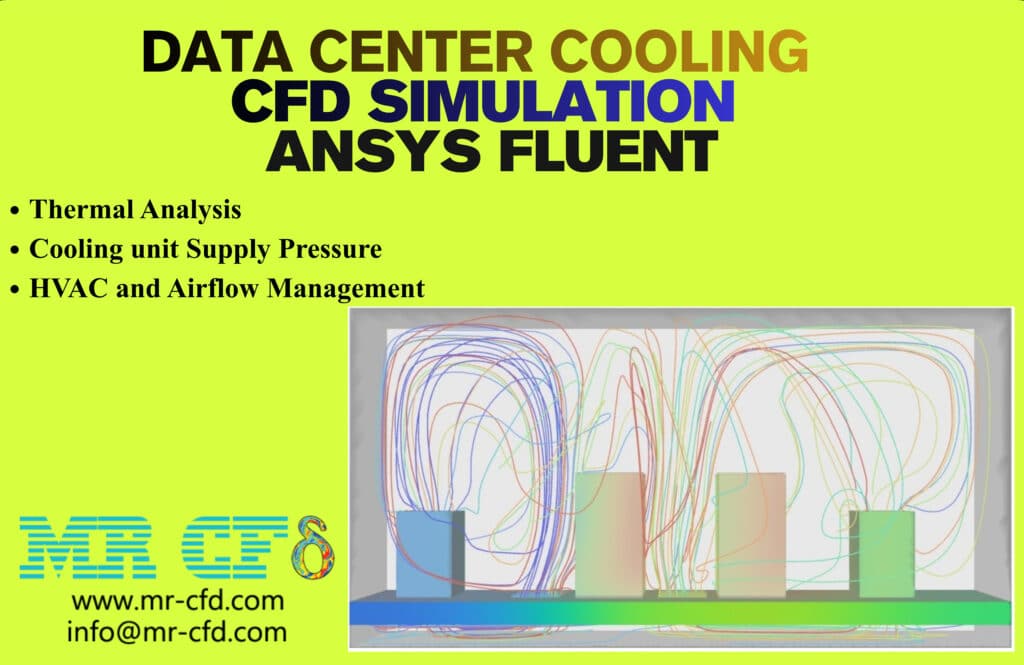Data Center Cooling CFD Simulation in ANSYS Fluent - MR CFD