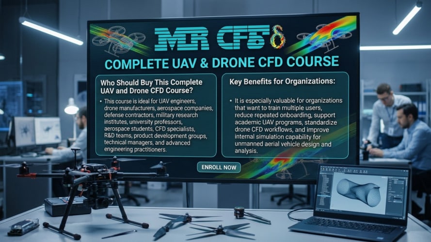 Uav And Drone Golden Training Package: +75 Simulations (All In One Course) 10 Complete Cfd Training For Uav, Drone, And Defense Engineering Teams