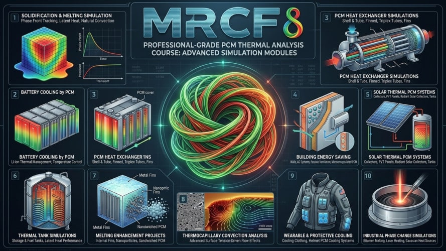 Pcm Golden Training Package: +30 Simulations (All In One Course) 13 Advanced Pcm Cfd Modules Included