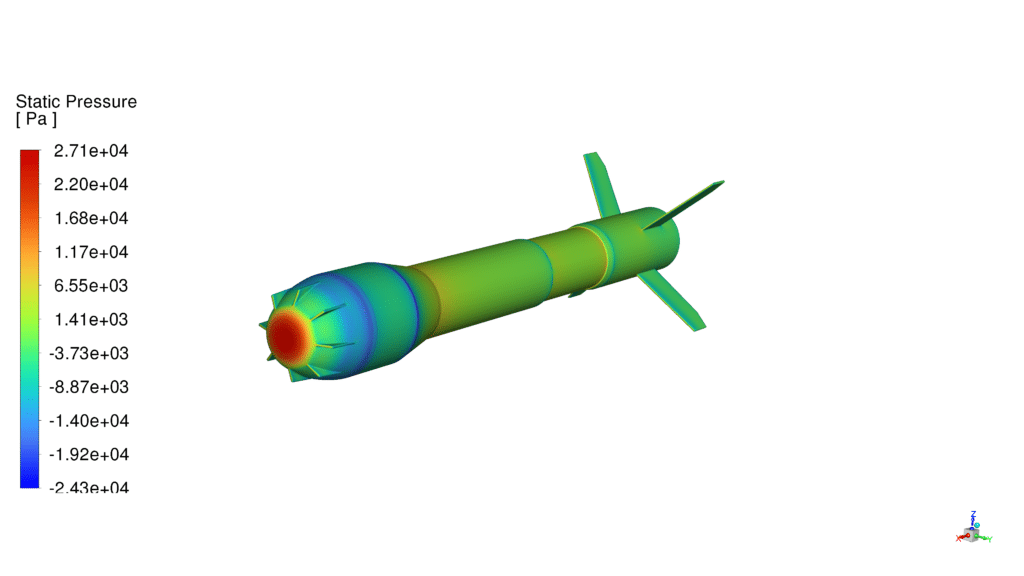 NLAW Simple Aerodynamic Analysis: CFD Simulation by ANSYS Fluent - MR CFD