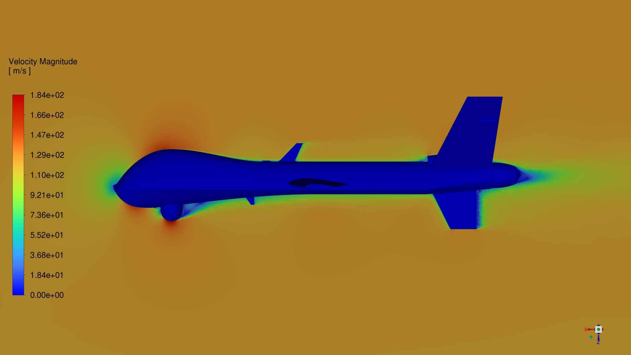 MQ-9 UAV Simple Aerodynamic Analysis: CFD Simulation by ANSYS Fluent ...