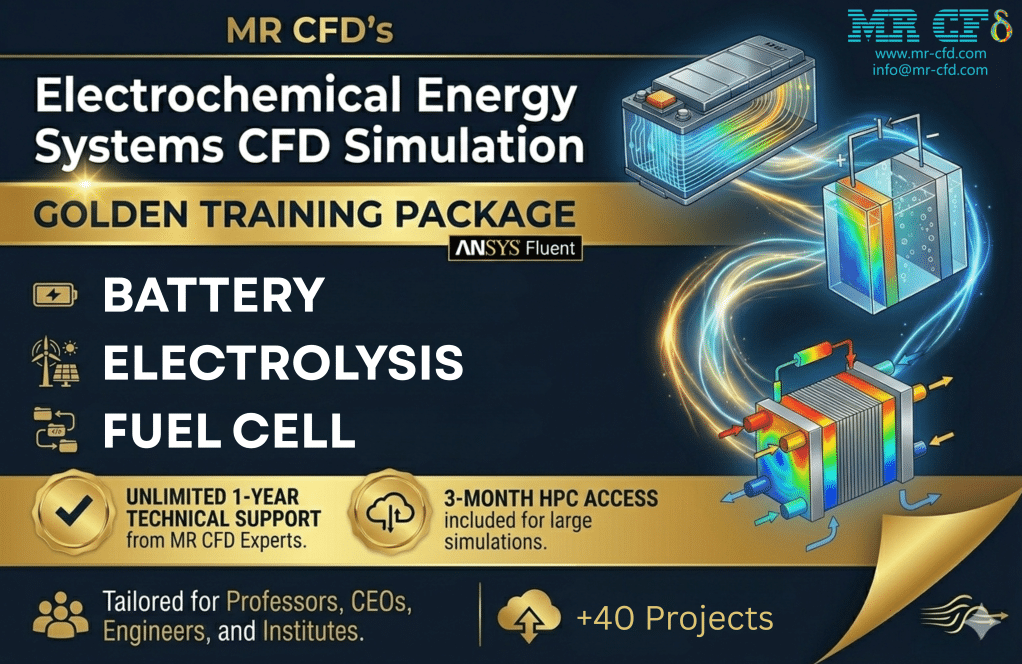 Home 1 Electrochemical Energy Systems Golden Training Package: +40 Cfd Simulations By Ansys Fluent