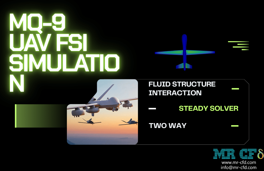 MQ-9 UAV FSI Analysis: CFD Simulation by Ansys Fluent