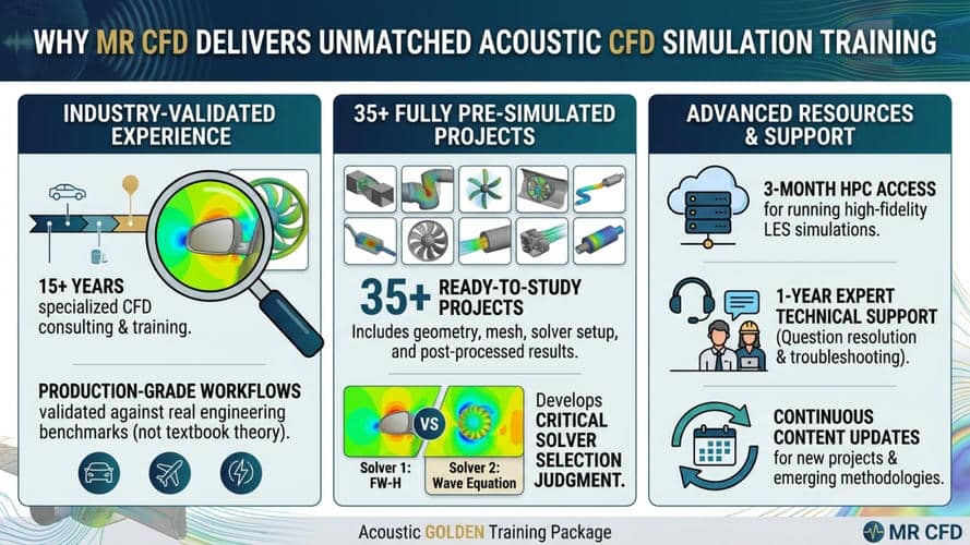 Acoustic Golden Training Package: +35 Simulations (All In One Course) 10 Enroll In The Acoustic Cfd Complete Course And Build Engineering Simulation Mastery