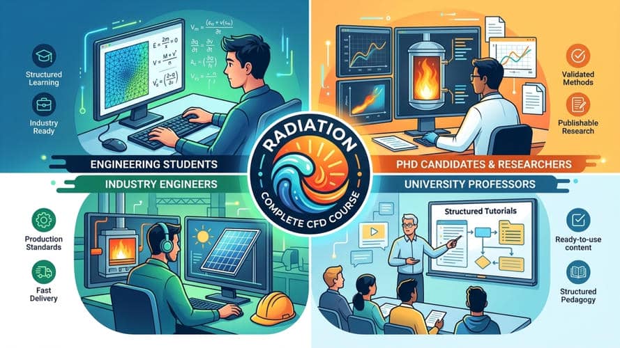 Radiation Golden Training Package: +70 Simulations (All In One Course) 10 Who Should Enroll In This Radiation Comprehensive Cfd Training Course