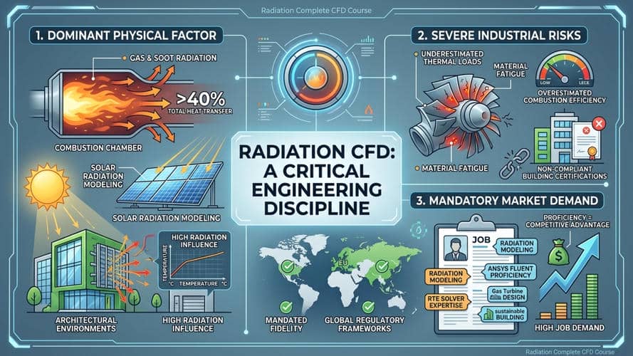 Radiation Golden Training Package: +70 Simulations (All In One Course) 7 Why Radiation Heat Transfer Cfd Simulation Is A Critical Engineering Discipline
