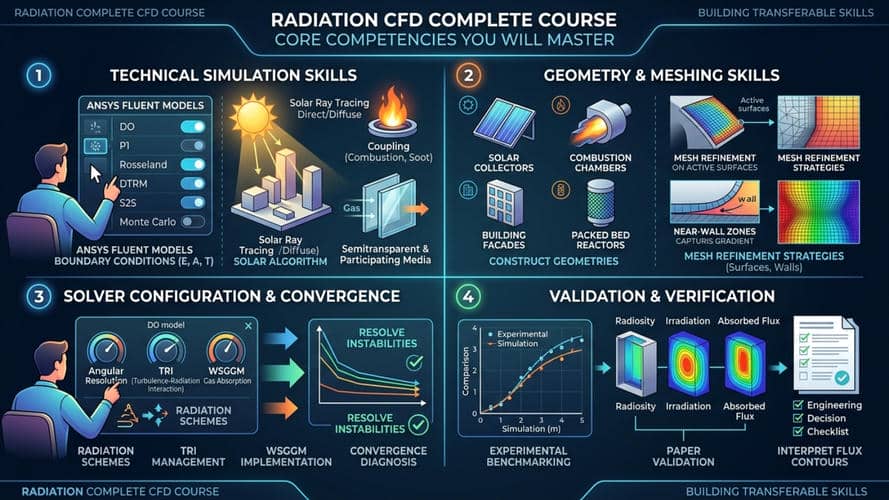 Radiation Golden Training Package: +70 Simulations (All In One Course) 8 Core Technical Competencies In Radiation Cfd Simulation You Will Master