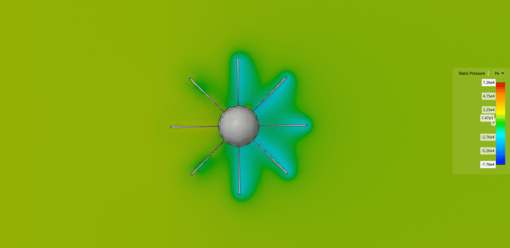 Ansys Discovery: Javelin Tail Fin Configuration Analysis, Cfd Simulation 7 Javelin