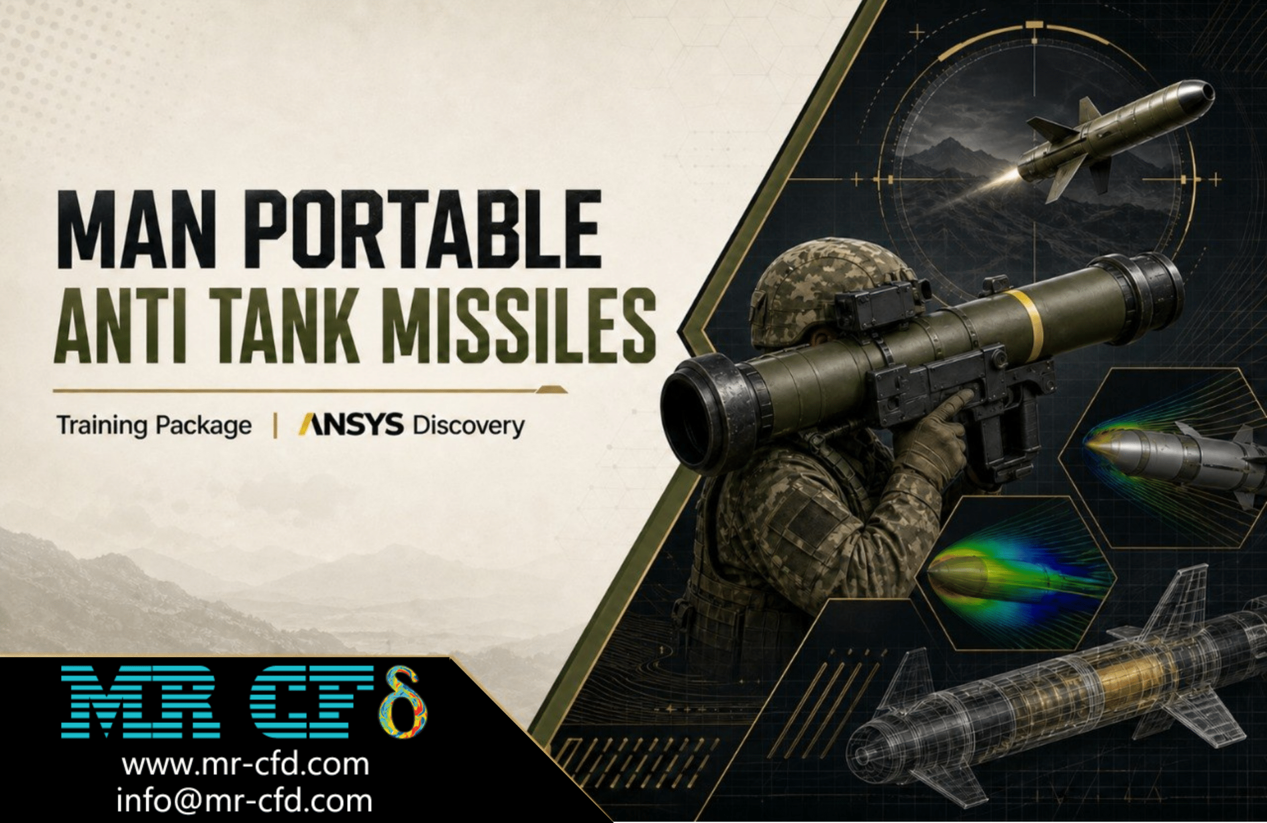 Home 6 Man Portable Anti Tank Missiles Training Package: 6 Projects By Ansys Discovery