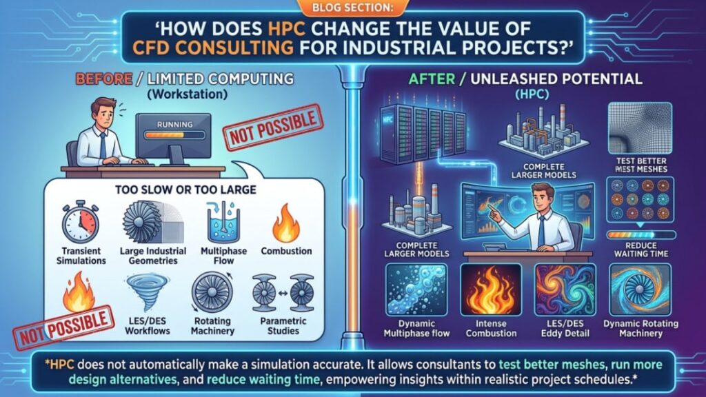 Cfd Consulting Services For Industries: When Should Industrial Teams Hire Experts? 7 How Does Hpc Change The Value Of Cfd Consulting For Industrial Projects?